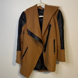 C. Luce Tan and Black Trench Coat